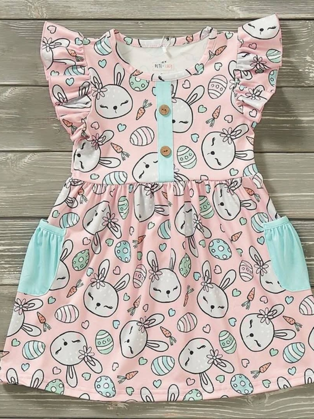 "EASTER BUNNY HOP" P+L=PLUSH CLOUD SOFT FABRIC NWT